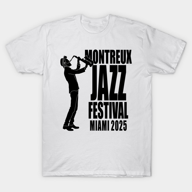 MONTREUX JAZZ FESTIVAL 2025 Tシャツ Montreux Jazz Festival Miami 2025 - Jazz Festival - T-Shirt